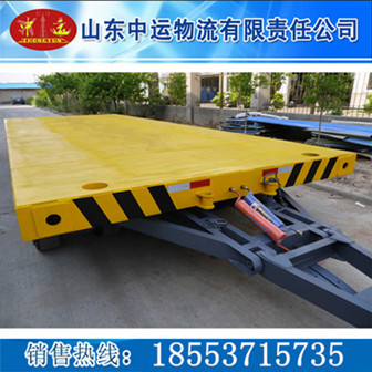 廠區(qū)短途運輸平板車 工廠機場港口平板拖車