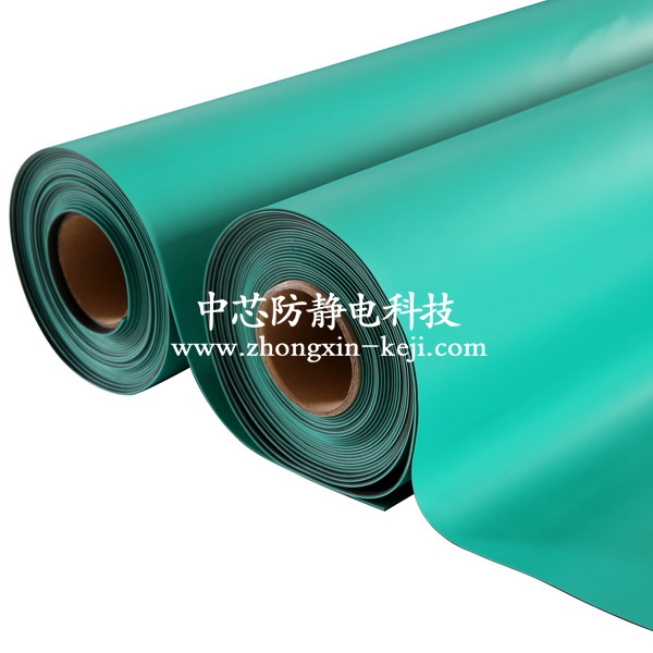 中芯ZX508防靜電臺(tái)墊 流水線(xiàn)電子廠防靜電桌墊 一比一實(shí)心2mm綠色