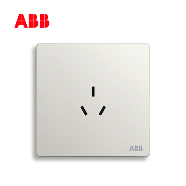 長(zhǎng)沙南湖機(jī)電市場(chǎng)ABB開(kāi)關(guān)面板代理 雅典白一位中標(biāo)三孔插座