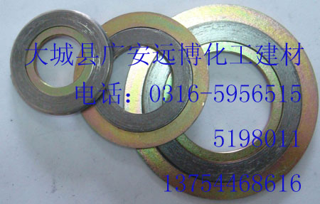 濟南市金屬纏繞墊片，濟南市不銹鋼石墨纏繞墊片，帶內(nèi)外環(huán)纏繞式密封墊