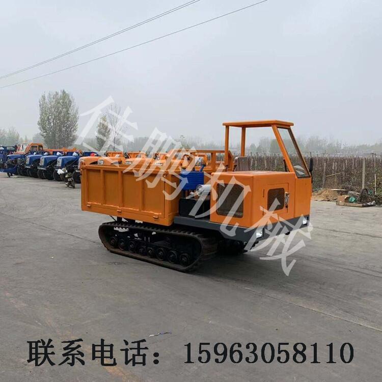 濟(jì)寧廠家產(chǎn)銷自卸履帶式翻斗車礦用四不像拖拉機(jī)履帶運(yùn)輸車動(dòng)力強(qiáng)勁