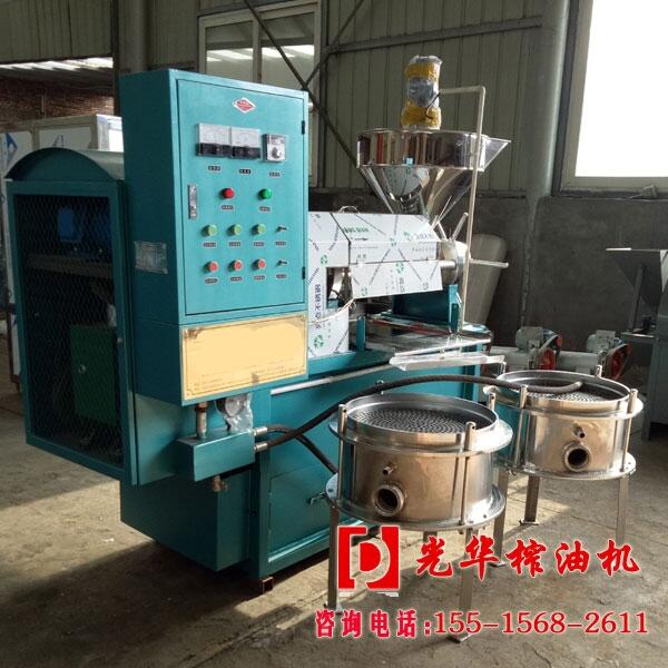 云南宣威市全自動花生榨油機 螺旋式菜籽榨油機 商用多功能食用油榨油機