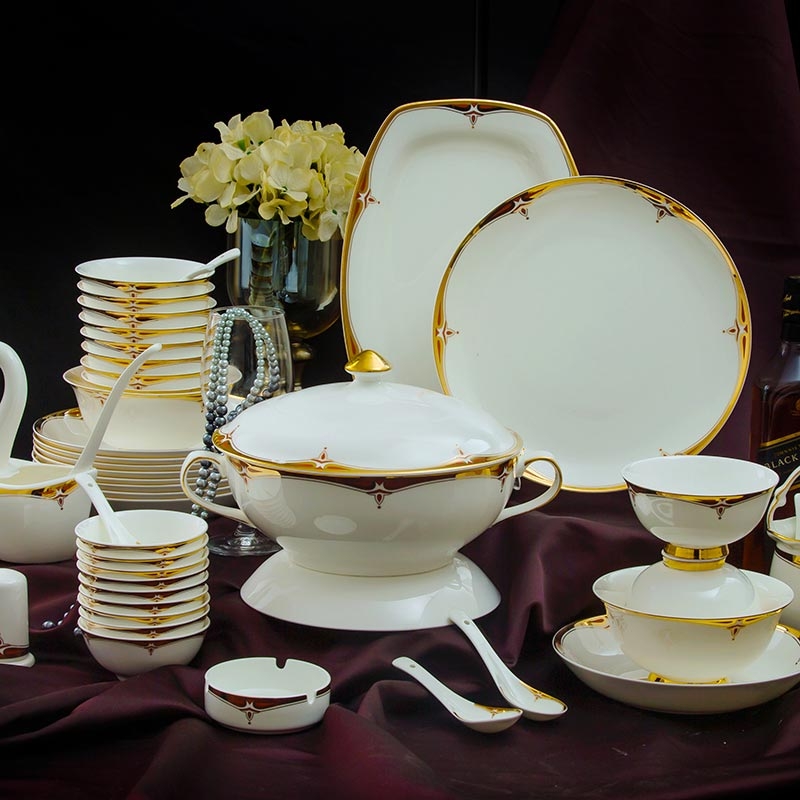 高檔節(jié)日禮品餐具定制 農(nóng)村信用社節(jié)日禮品骨瓷餐具定做