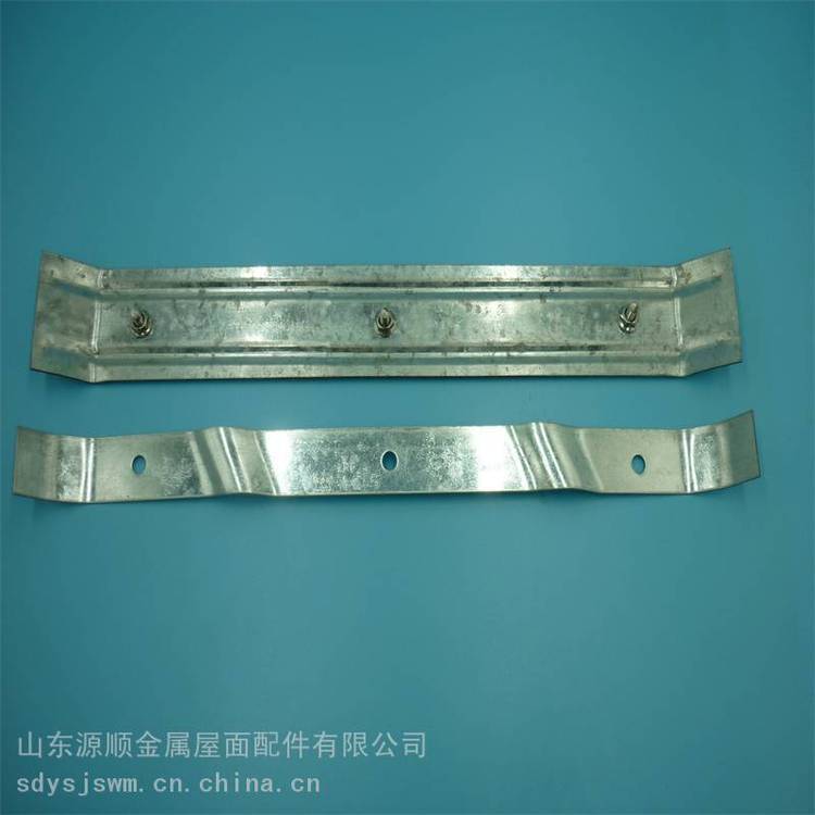 源順470型彩鋼板鋁合金壓條鋼結構屋面防風壓條熱鍍鋅底座現貨