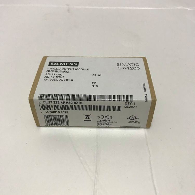 西門子S7-1200模擬模塊SB1232，1個(gè)模擬輸出6ES72324HA300XB0