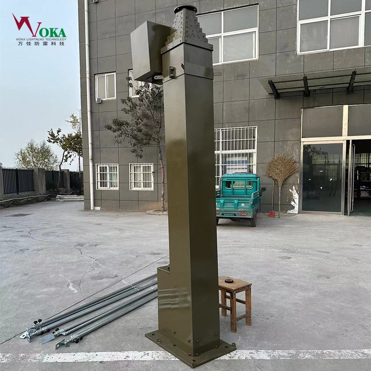 6米車載電動(dòng)升降支架偏載機(jī)械手臂升降系統(tǒng)戶外升降屏幕桅桿