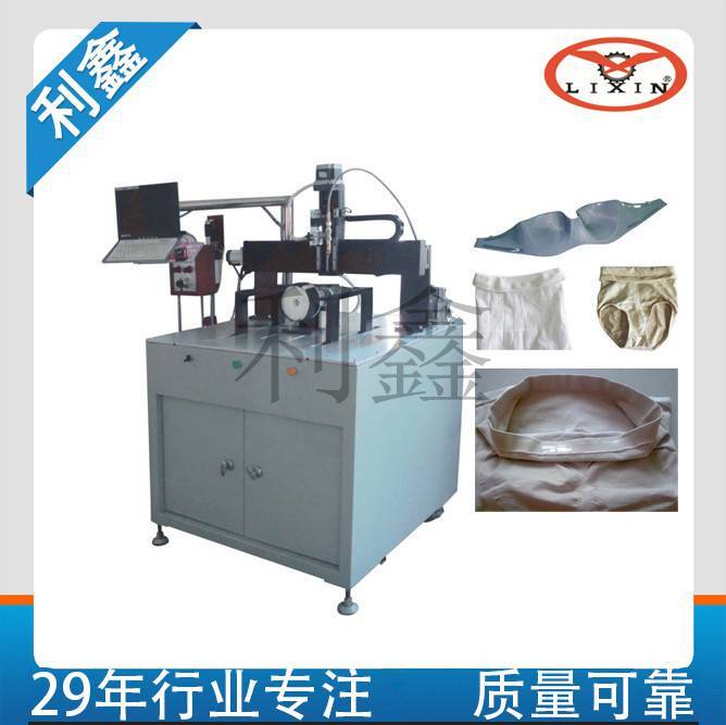 全自動(dòng)護(hù)膝硅膠滴膠機(jī)，可實(shí)線直線和波浪形360度無縫點(diǎn)膠防滑