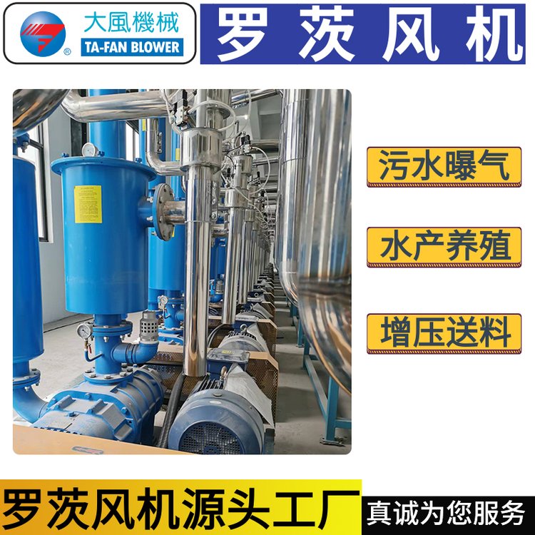 大風定制生產(chǎn)羅茨真空泵用于水產(chǎn)養(yǎng)殖污水處理