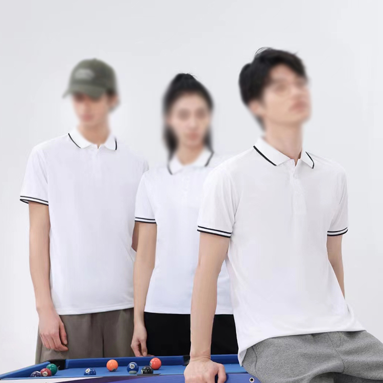 翻領(lǐng)Polo衫定制印字logo團(tuán)隊文化衫刺繡t恤廠家