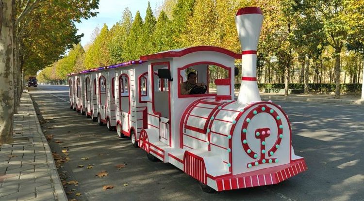 大型無軌觀光小火車兒童游樂小型設(shè)施電動小火車